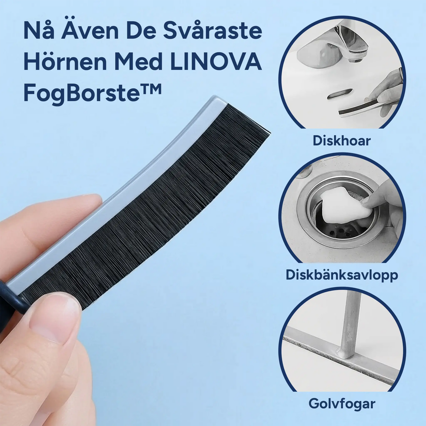 LINOVA FogBorste™ (3 st)